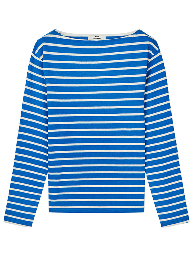 Pablo Gabi Tee LS Vanilla Ice/Bright Cobalt Mads Norgaard