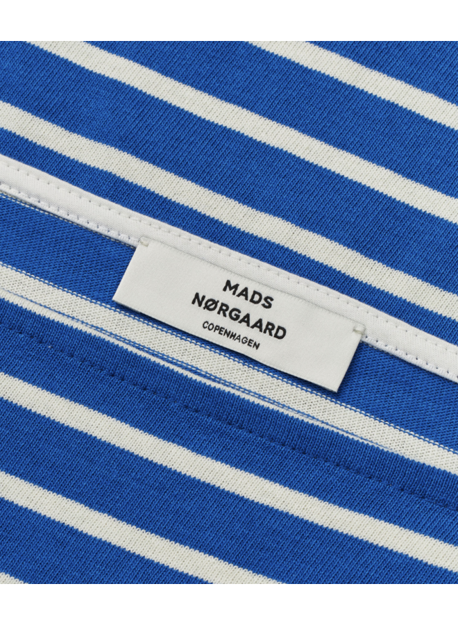Pablo Gabi Tee LS Vanilla Ice/Bright Cobalt Mads Norgaard