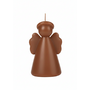 Sculpture Candle Angel Set of 3  Brown