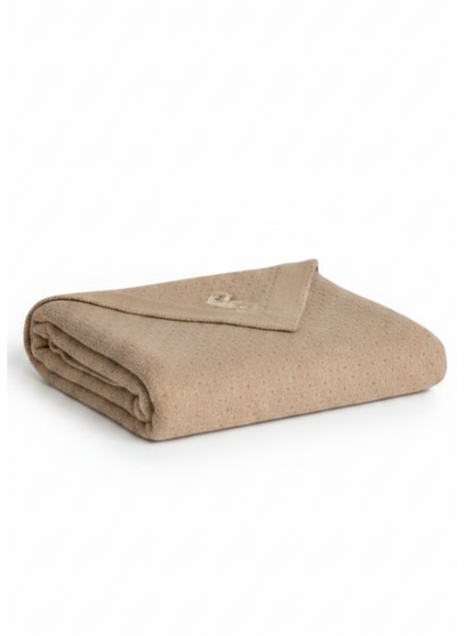Camel openwork Baby Blanket Micu Micu
