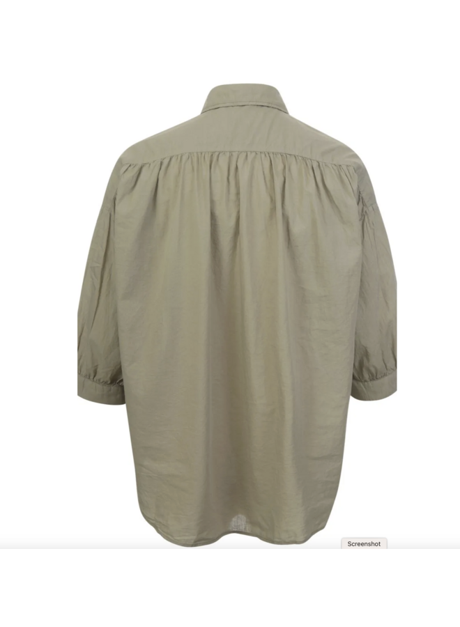 Mook Blouse Sage Knit-Ted