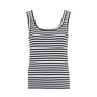 Evi Off White Blue Stripe Knit-Ted