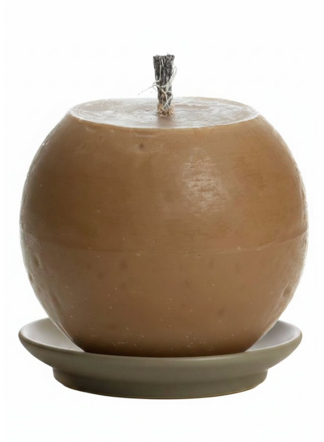 Outdoor bolkaars Fudge op kaarshouder Jutta beton