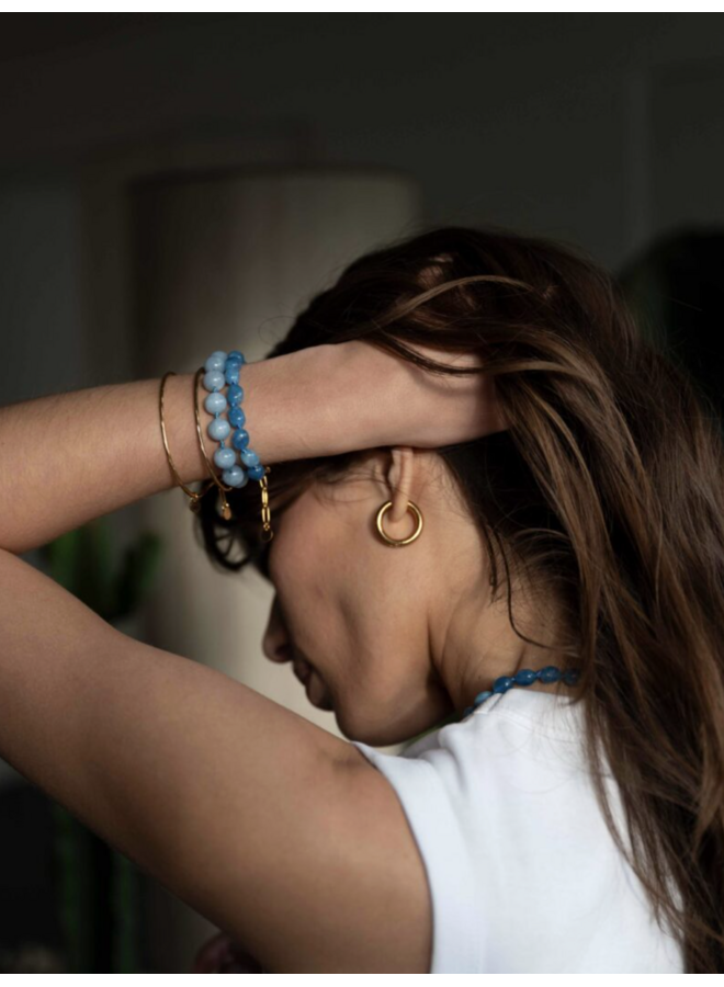 Ellen Beekmans Gemstone armband / blauw