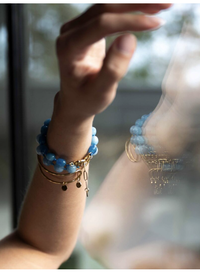 Ellen Beekmans Gemstone armband / blauw