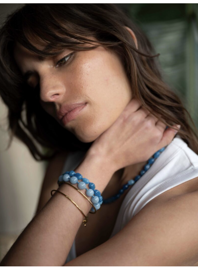 Ellen Beekmans Gemstone Bracelet / Blue