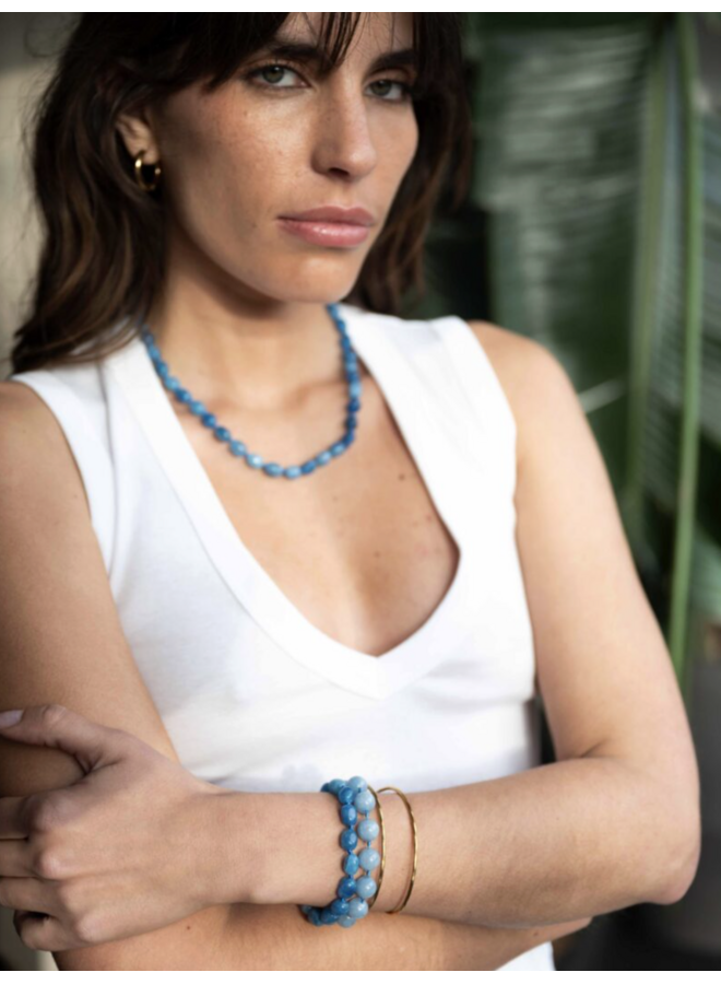 Ellen Beekmans Gemstone Bracelet / Blue