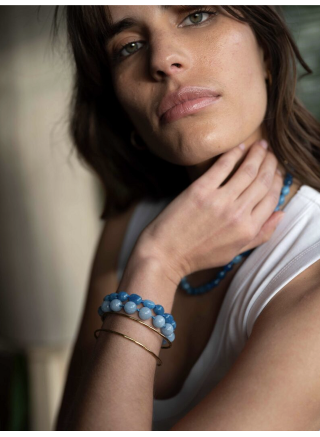 Ellen Beekmans Gemstone Bracelet / Blue