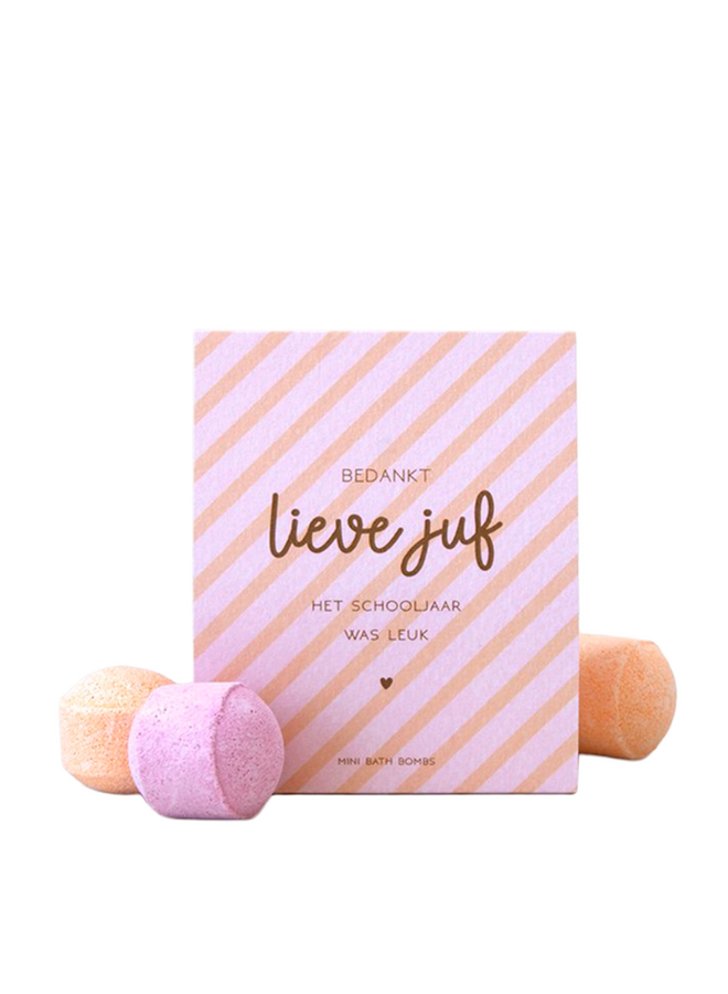 Bath bombs mini "Bedankt lieve juf" My Paperstation