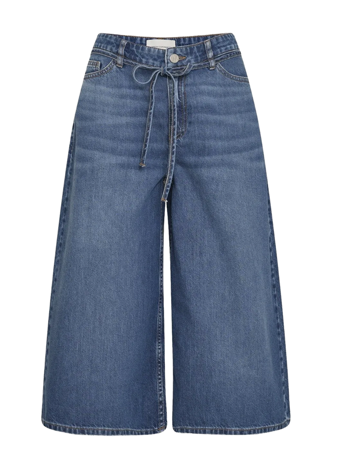 MSCHKine Lis Culotte MID BLUE WASH JEANS