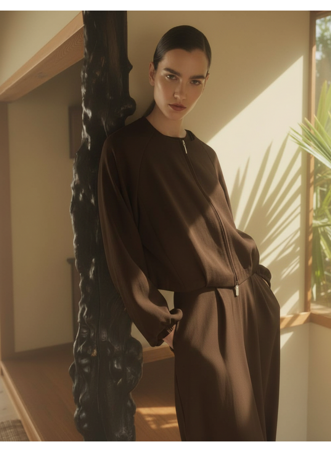 MSCH Esteriane HW Pants Hot Fudge