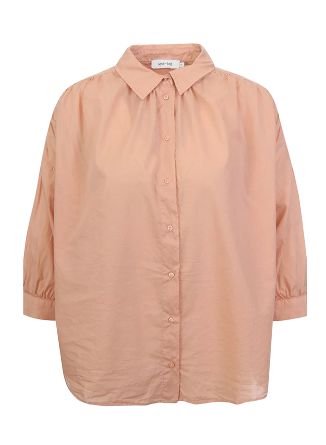 Mook Blouse Rose Knit-Ted