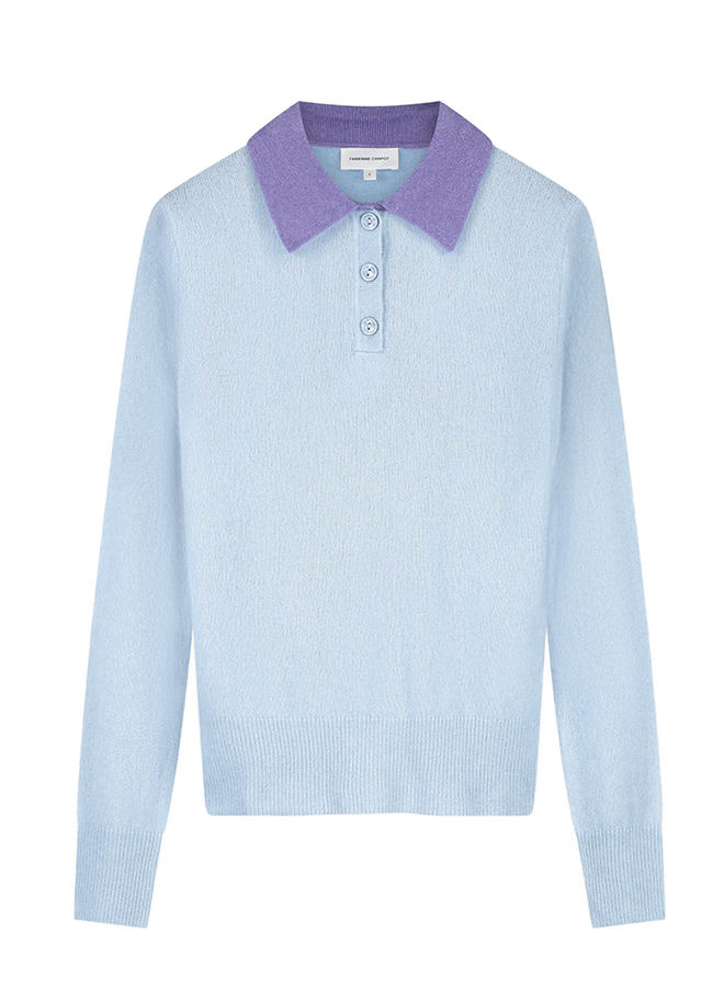 Barbara Pullover Icy Blue Fabienne Chapot