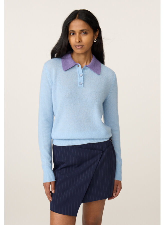 Barbara Pullover Icy Blue Fabienne Chapot
