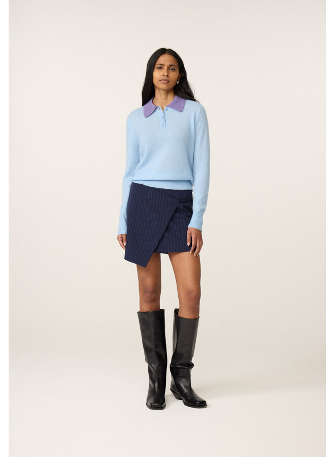 Barbara Pullover Icy Blue Fabienne Chapot