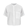 Shorty Blouse White Knit-Ted