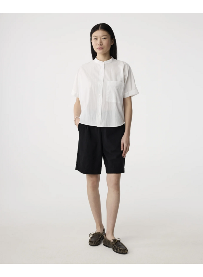 Shorty Blouse White Knit-Ted