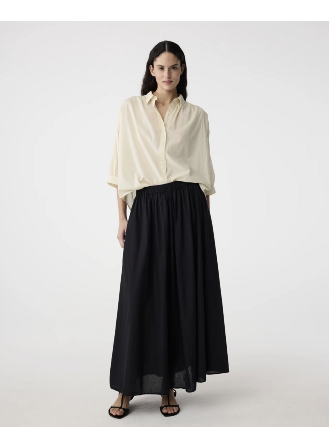 Mook Blouse Ivory Knit-Ted