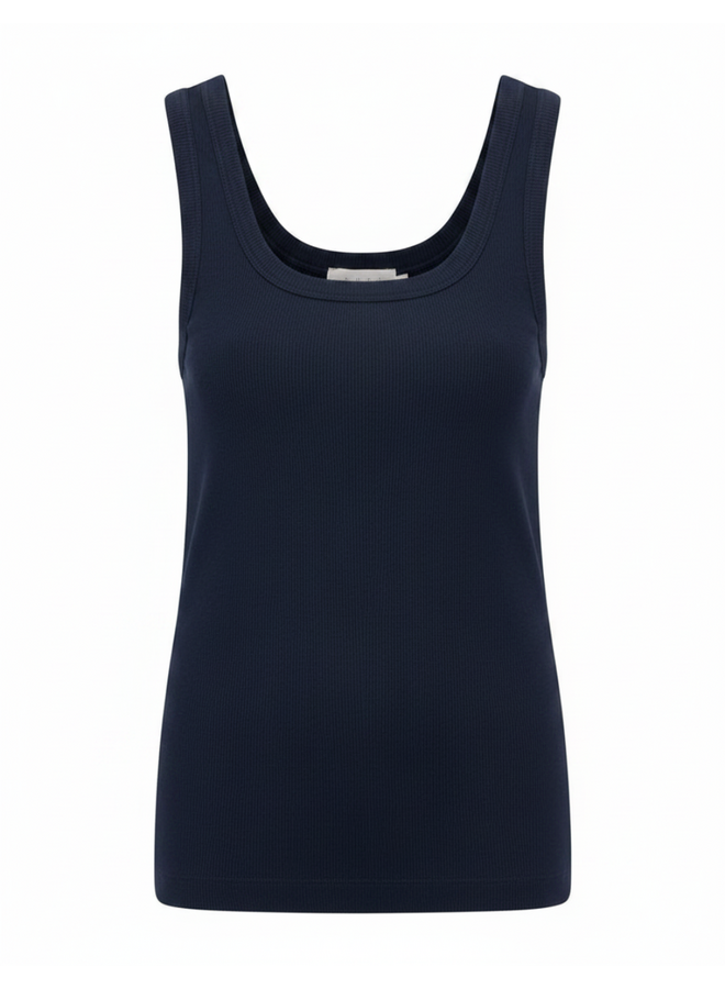 Evi Top Night Blue Knit-Ted