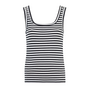 Evi Top Off White Stripe Knit-Ted