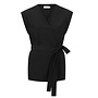 Iris Blouse Black Knit-Ted