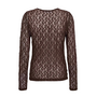 BarnaCC 0-neck blouse dark brown Co'Couture