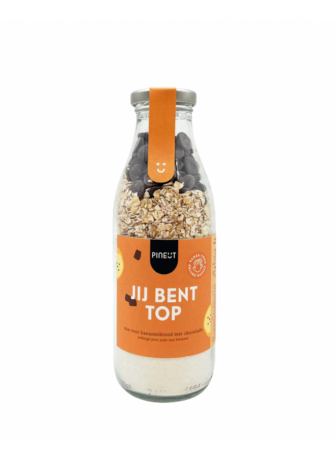 Pineut Fles Bananenbrood Jij bent top
