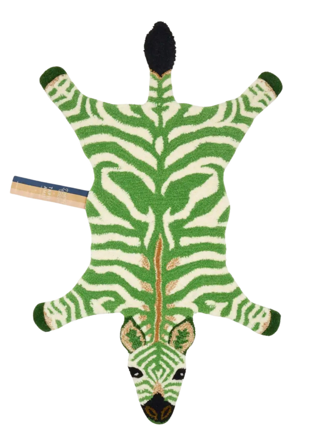 Grassy Zebra Rug Small Doing Goods