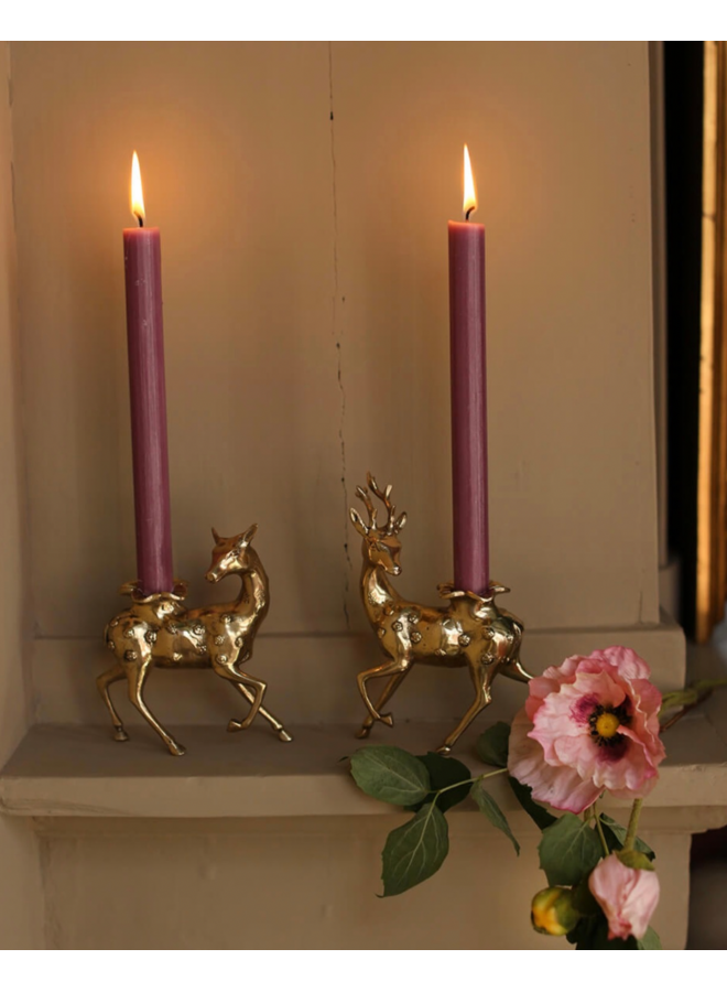 Lovely Deer Candle Holder Set Doing Goods
