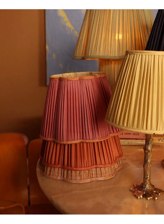 25 cm Kiara Lampshade Silk Buttercup Doing Goods