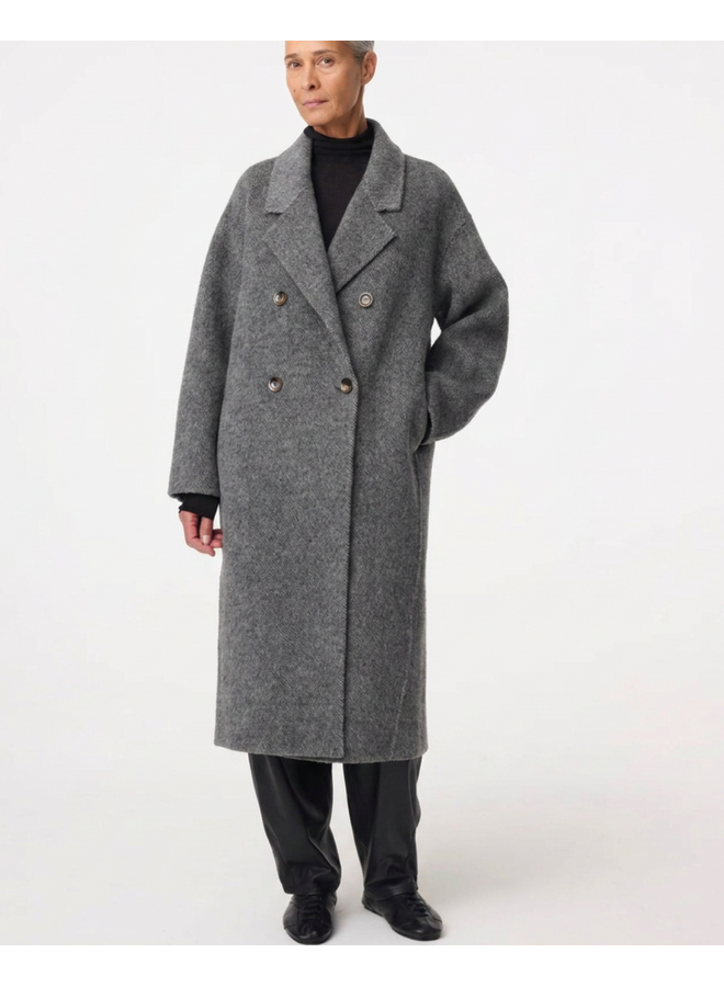 Farel Coat Antra Knit-Ted