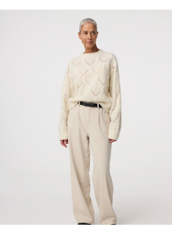 Charly Pants Sand Knit-Ted