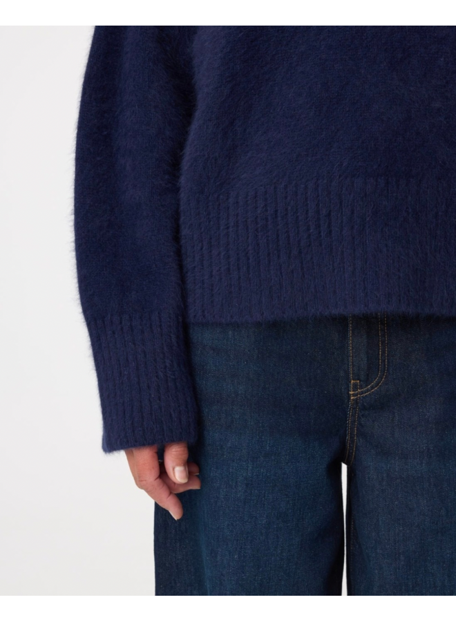 Wolf Pullover Night Blue Knit-Ted