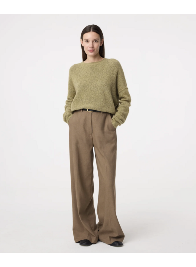 Ninette Pullover Moss Knit-Ted