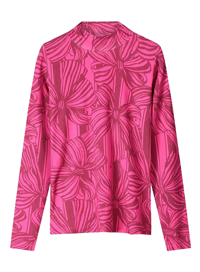 TURTLENECK Romi Jersey Ribbon Pink Pom Amsterdam