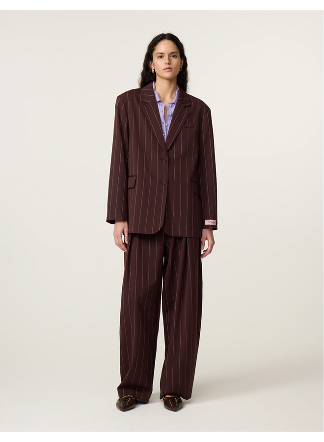 Charlot Trousers Brown/ Pink/ Brown Fabienne Chapot