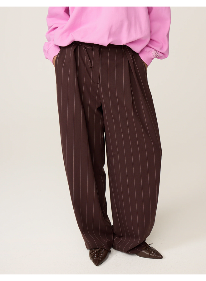 Charlot Trousers Brown/ Pink/ Brown Fabienne Chapot