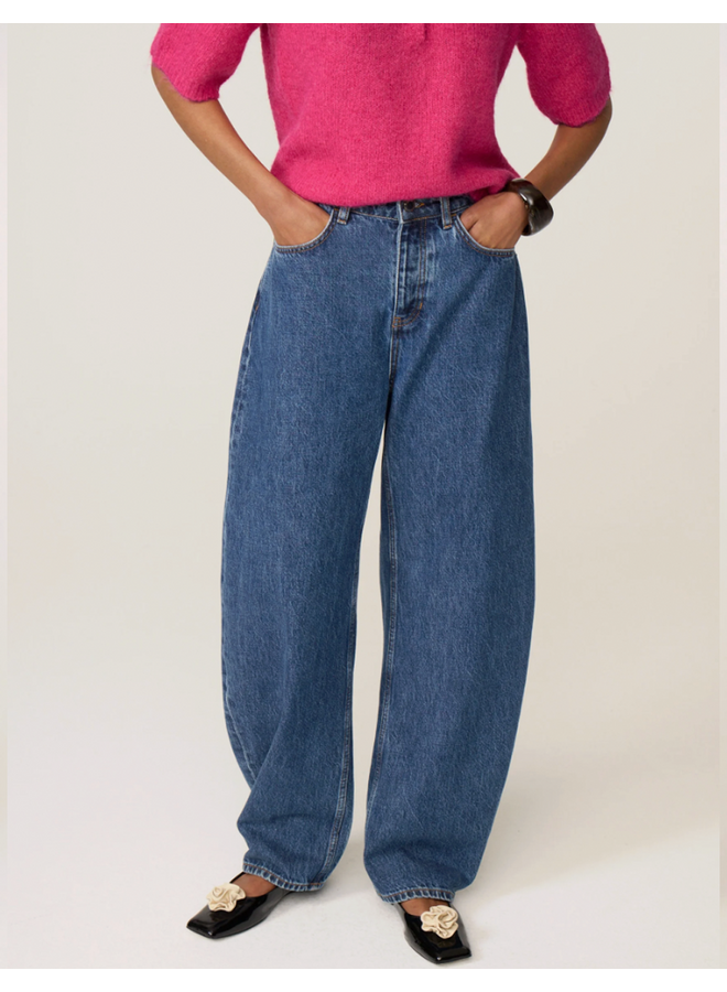 Betty Barrel Jeans Brilliant Blue Fabienne Chapot