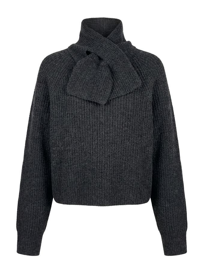 HM-PU-MINOA Pullover Charcoal Humility