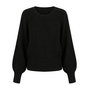 FM-PU-GELA Pullover Noir La Fee Maraboutee
