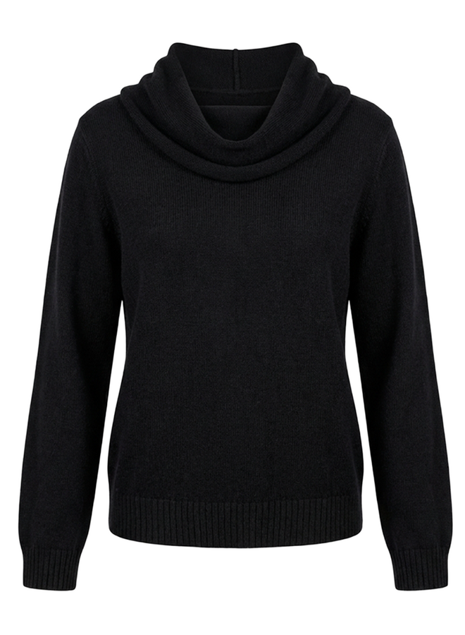 FM-PU-GARDANE Pullover Noir La Fee Maraboutee