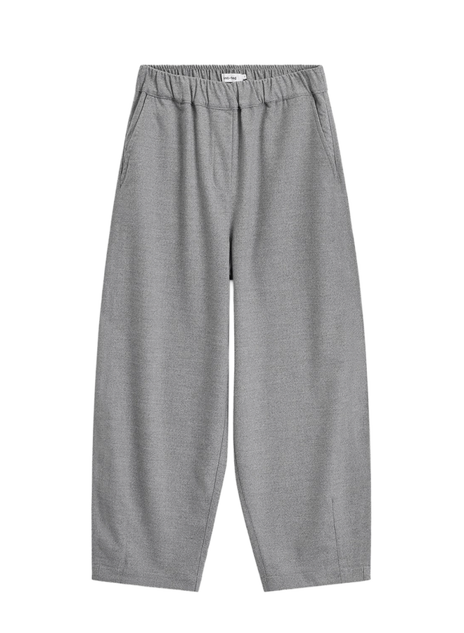 Nanouk Pants Grey Melange Knit-Ted