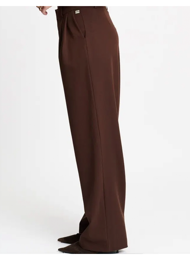PANTS Marlou Chocolate Brown Pom Amsterdam