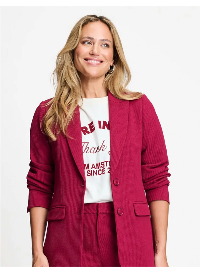 BLAZER Chloe Burgundy Red Pom Amsterdam