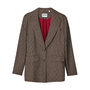 BLAZER Laurie Check Brown Pom Amsterdam