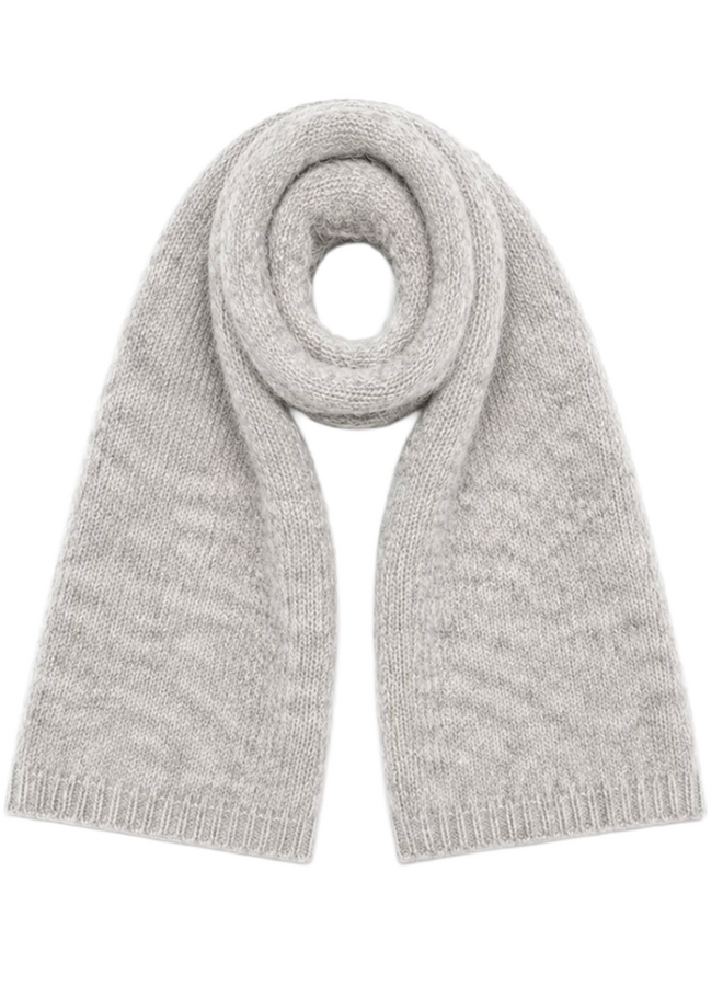 OVRAY Scarf Mottled Light Grey TWNS