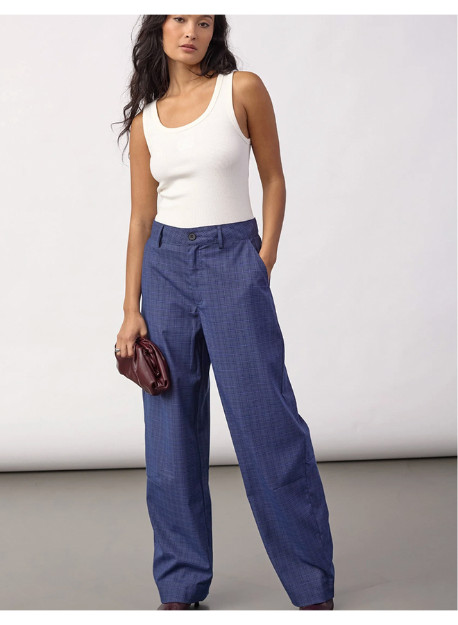 DaxterCC Check Pant New Blue Co'Couture