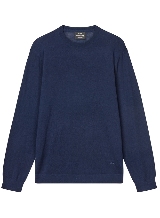 Merino Wool Karsten Knit Sky Captain Mads Norgaard MEN