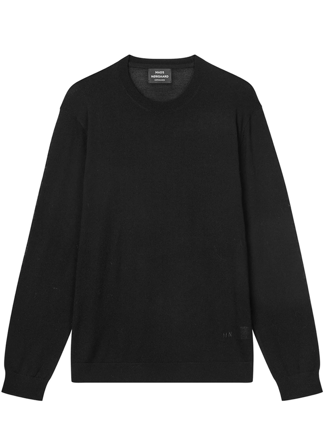 Merino Wool Karsten Knit BLACK Mads Norgaard MEN