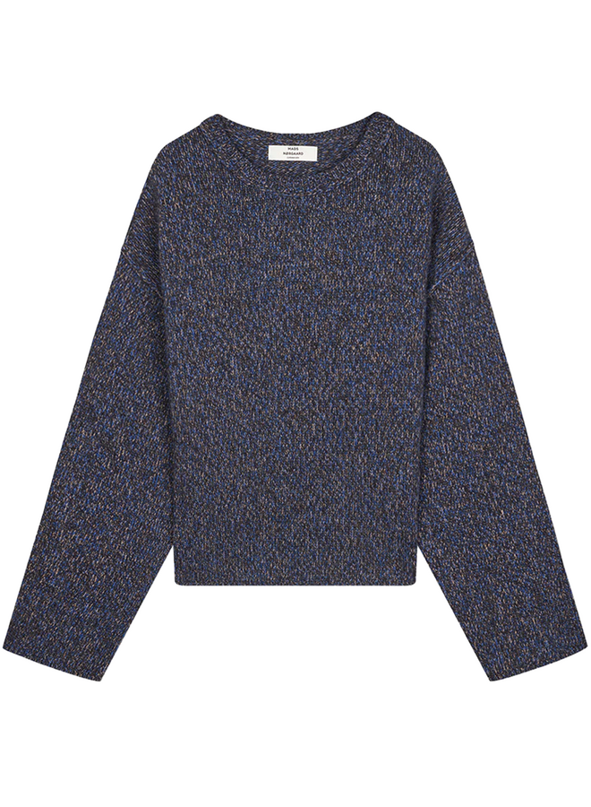 Charlotte Madison Knit Sky Captain Melange Mads Norgaard
